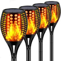Solar Torch Lights, Waterproof Outdoor Dancing Flames Garden Lights, 43 96 LED O536