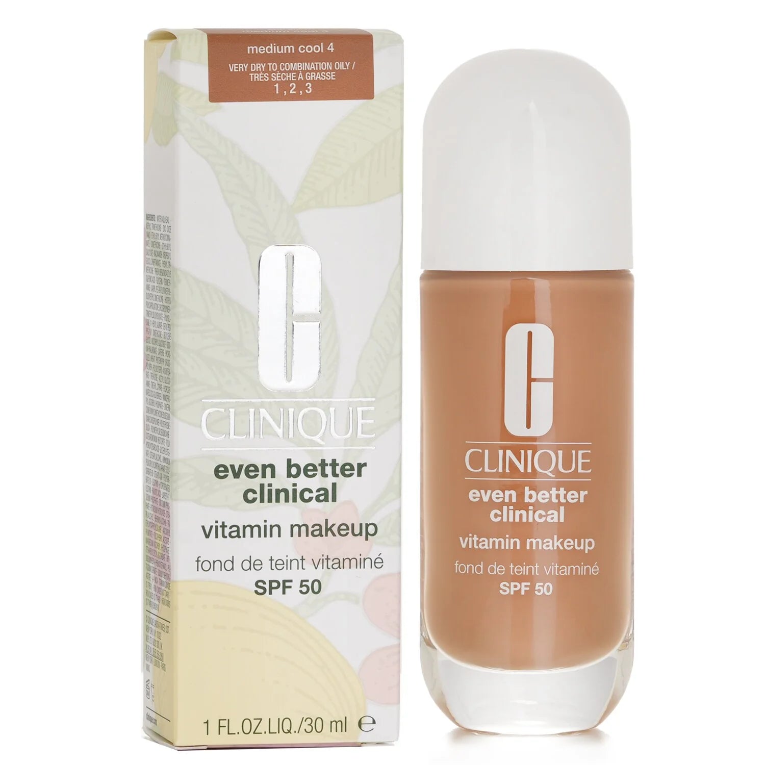 Vitamin MakeUp Foundation SPF 50 - Medium Cool 30ml Y3669
