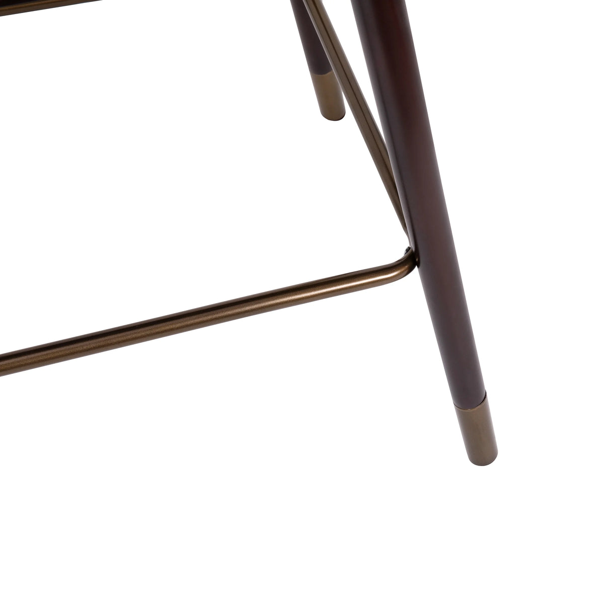 Black Faux Leather Counter Height Stool N17744