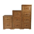 Blue 3-Drawer Vertical Filing Cabinet Q354795