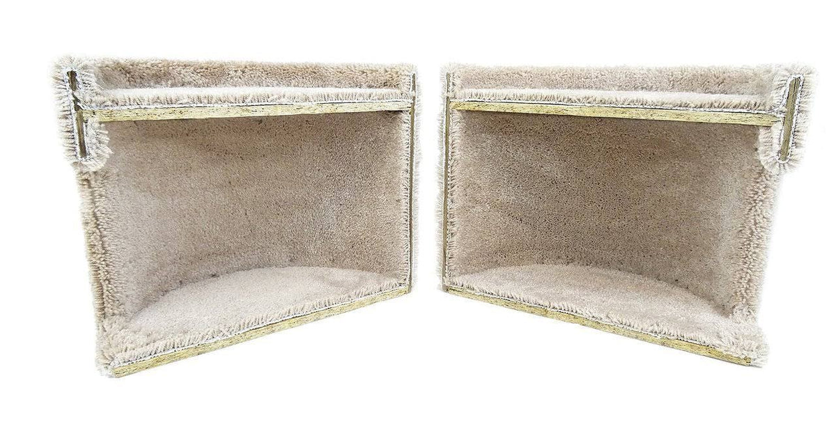 Solid Wood Triple Kitty Pad Cat Condos J7453
