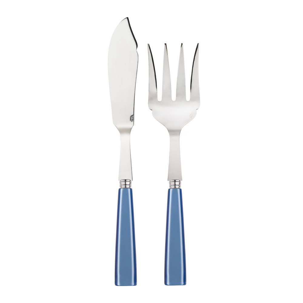 Fish Serving Set Light Blue D221060