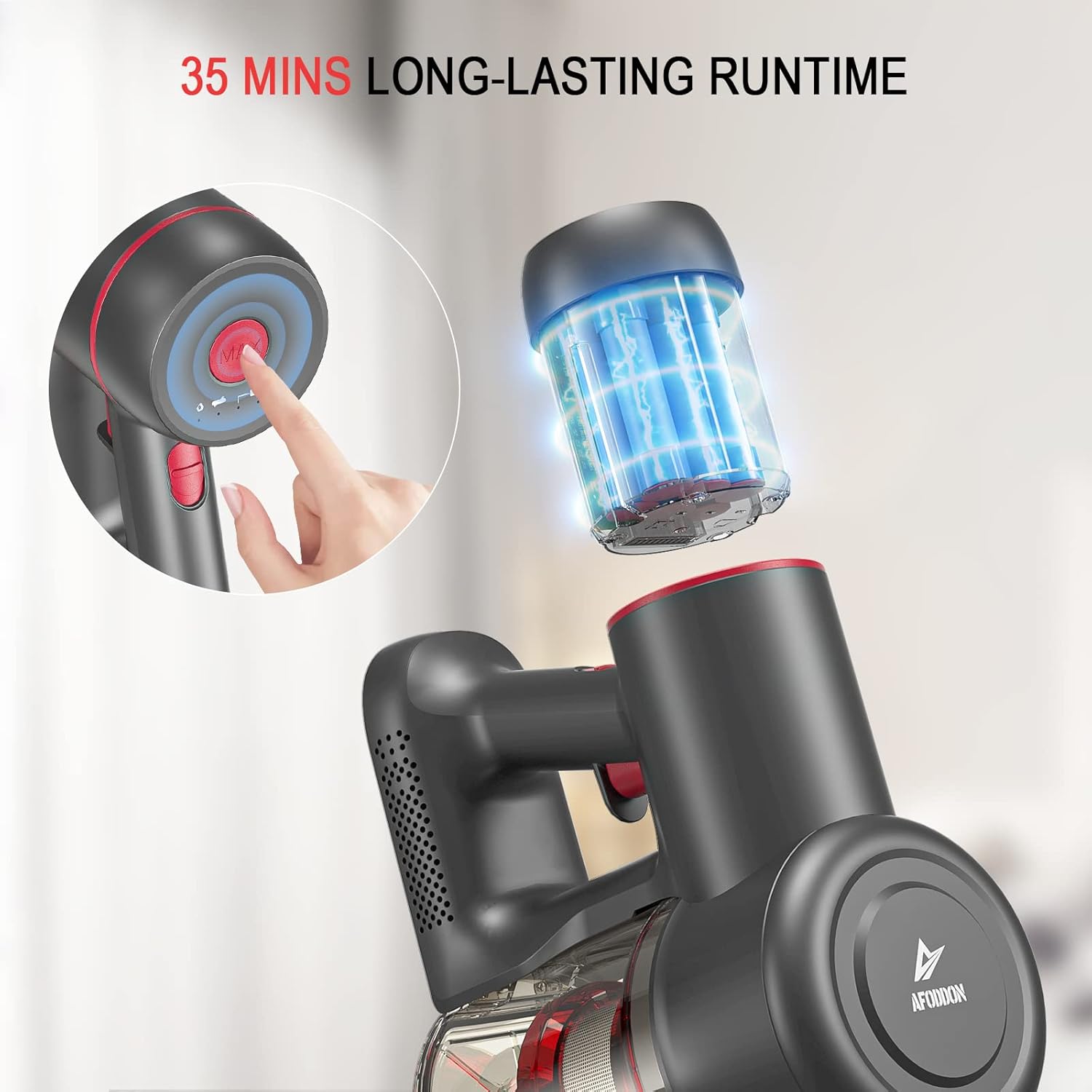 250W 25000PA Stick Vacuum Cleaner with 2200mAh Battery G9126