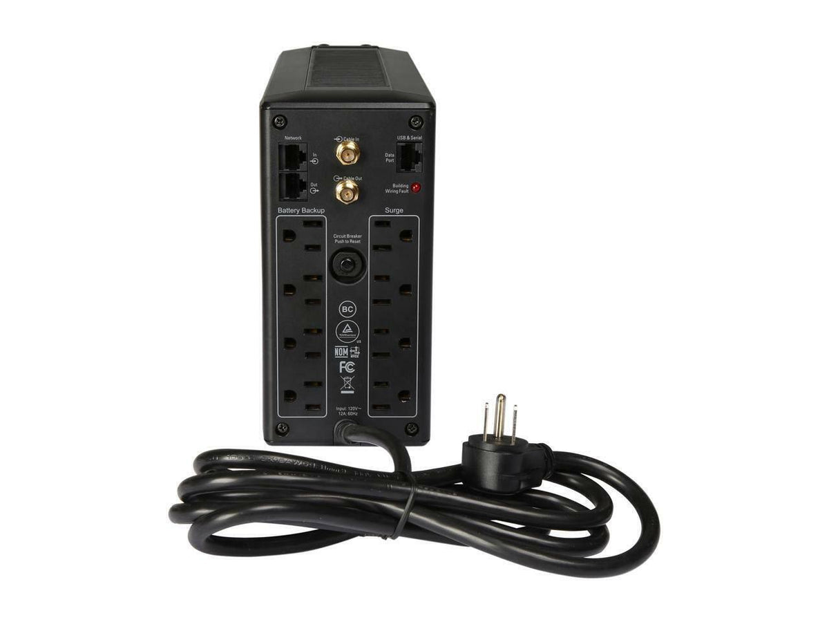 850VA Battery Back-Up System Black C18716