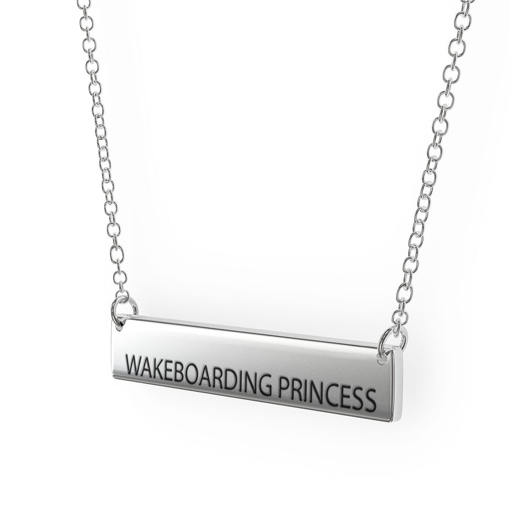 Sterling Silver Bar Pendant Necklace O567722