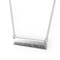 Sterling Silver Bar Pendant Necklace O567722