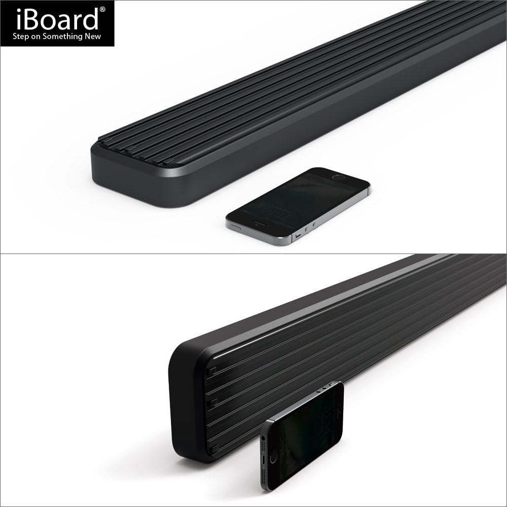 4in Black Running Boards N81397
