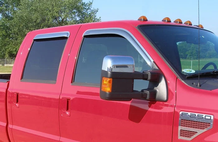 Chrome Sidewind Deflector for 4-Door R4005