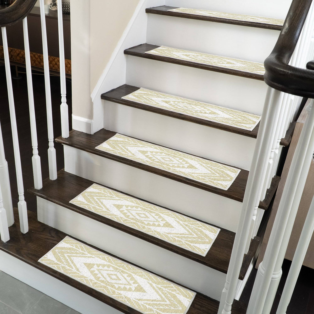 70% Cotton Anti-Slip Stair Treads with Double Adhesive Tape Y7447