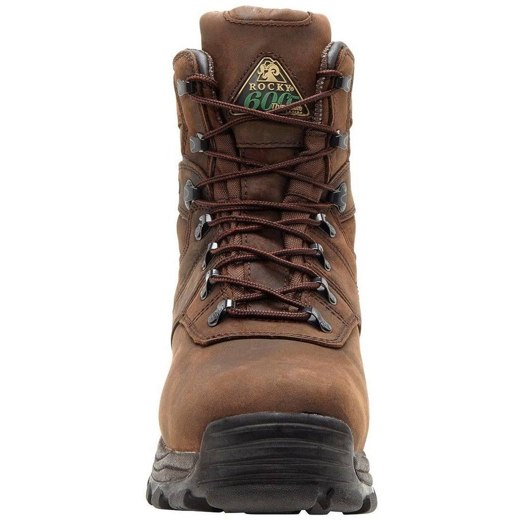 Insulated Waterproof Brown Utility Boots J404045