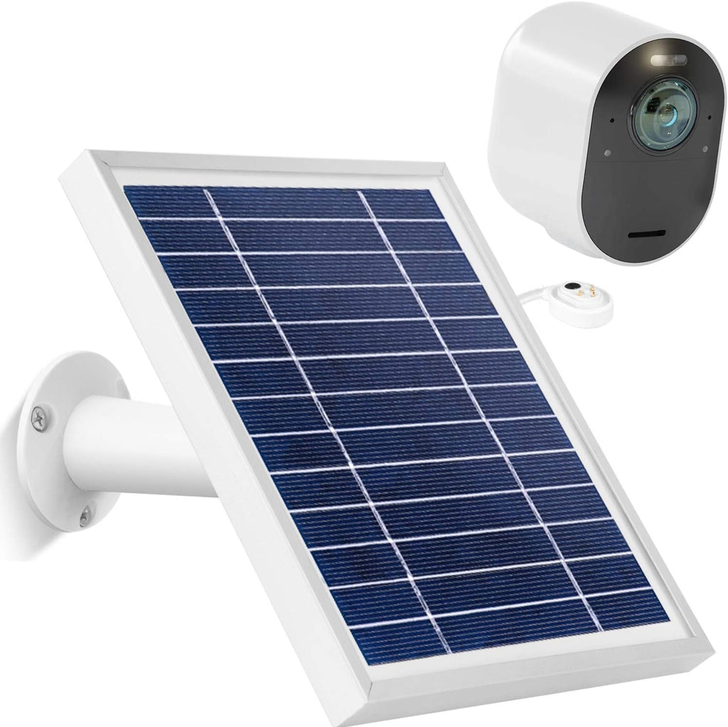 Solar Panel with 11.5ft Waterproof Magnetic Power Cable, Adjustable Mount H699170