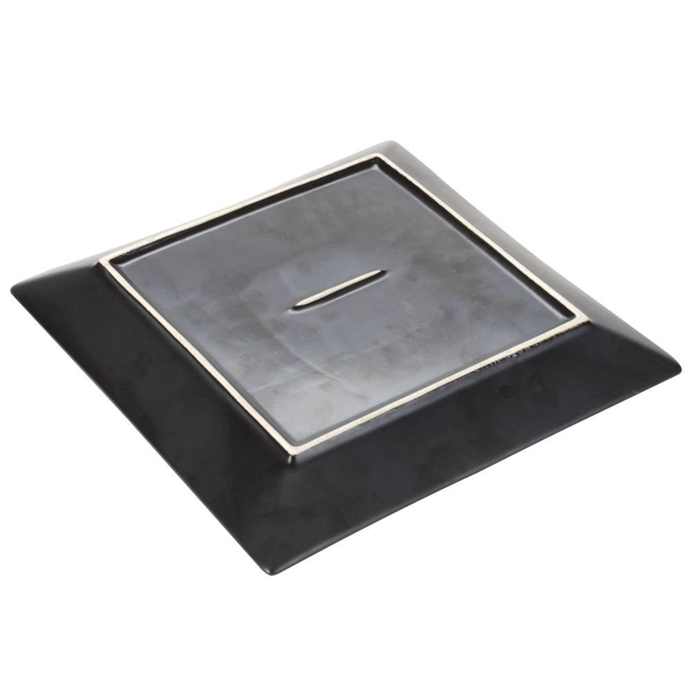 5-Inch Lake Water Blue Square Plate G511
