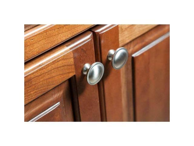 Satin Nickel Round Cabinet Knob (10-Pack) S5868