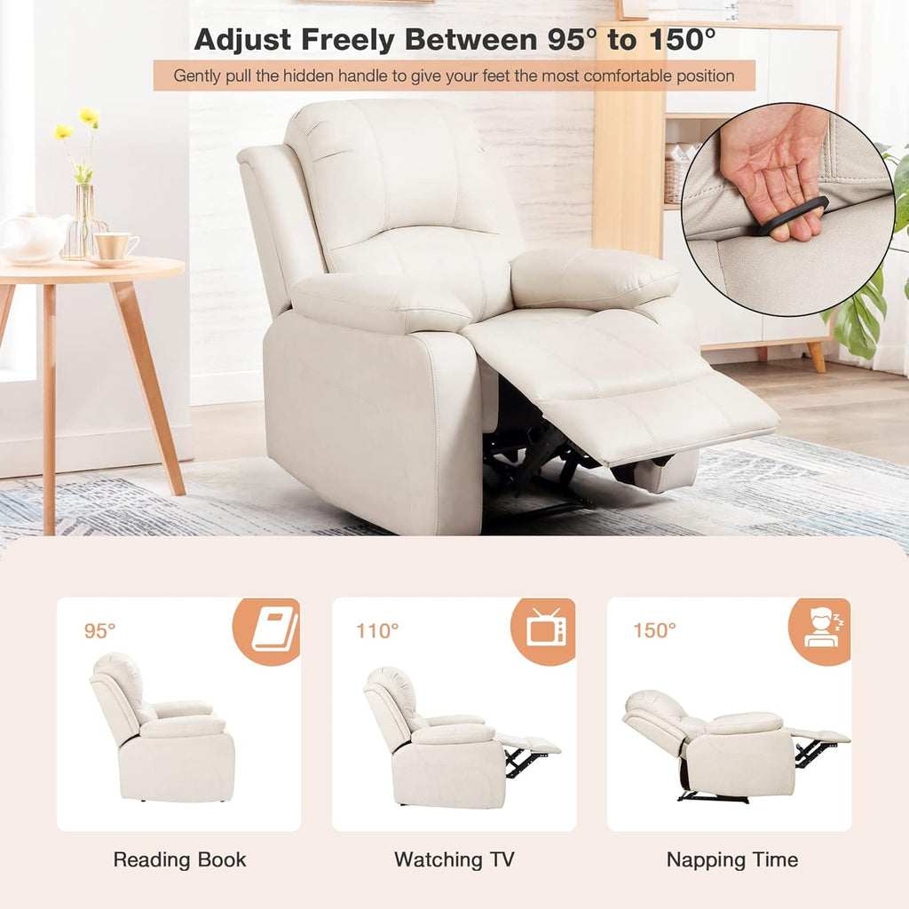 Recliner Chair with Footrest Single Sofa A1413