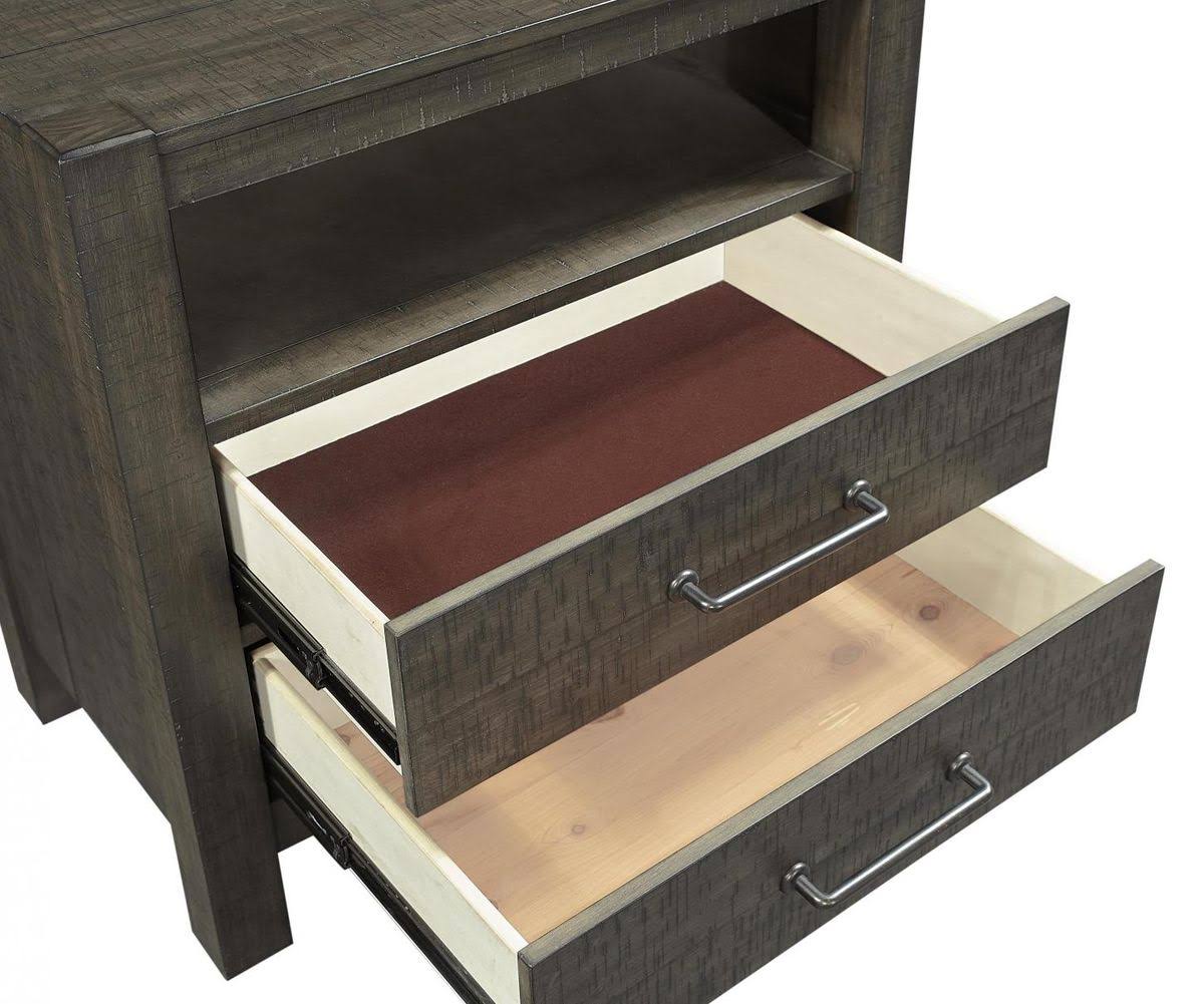 2 Drawer Nightstand in Carob V403917