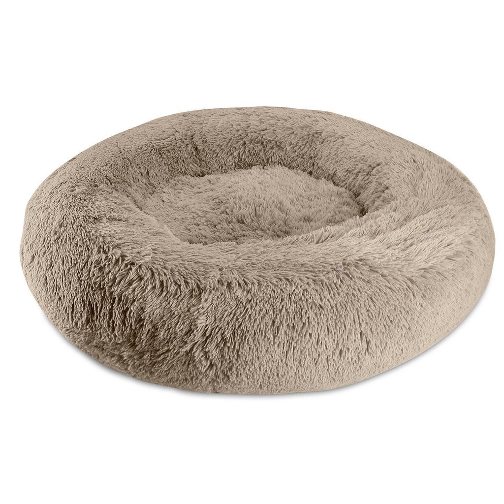 Brown Round Pet Dog Bed U307