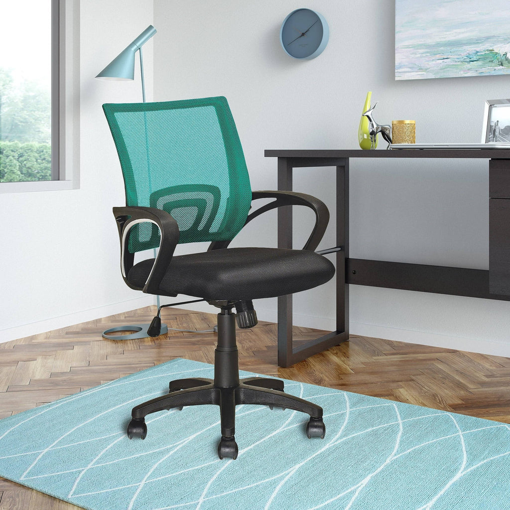 Purple Mesh Back Office Chair I493