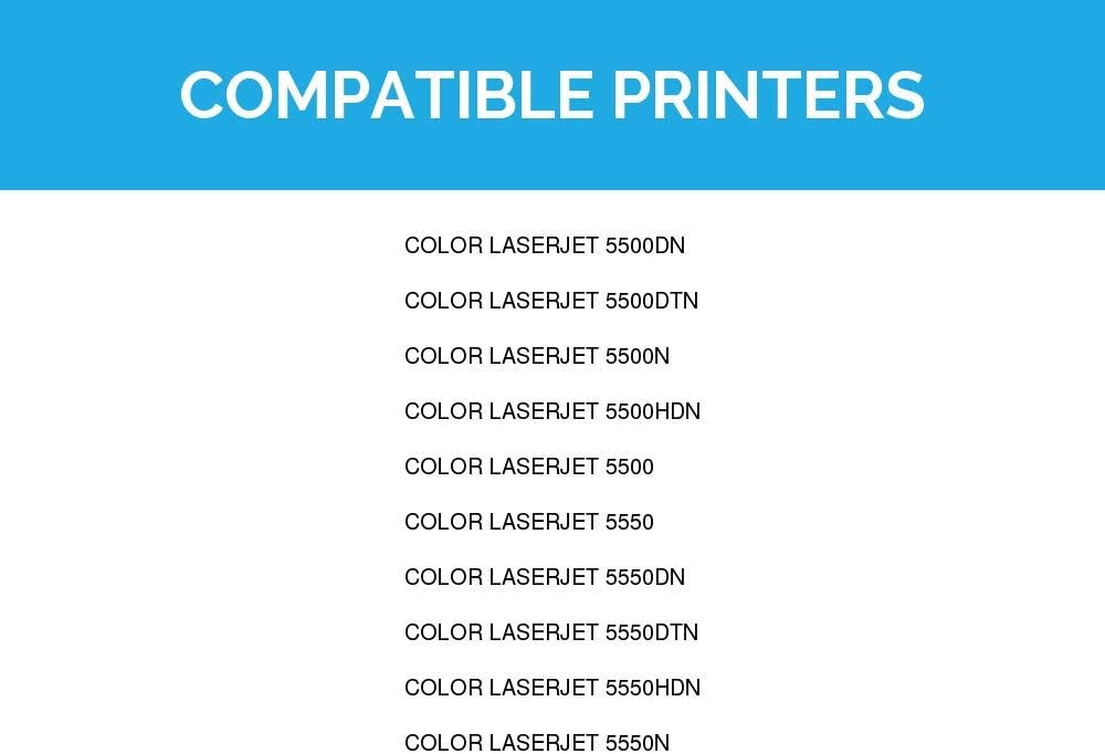 4-Pack Black Cyan Magenta Yellow Toner Cartridge D3158