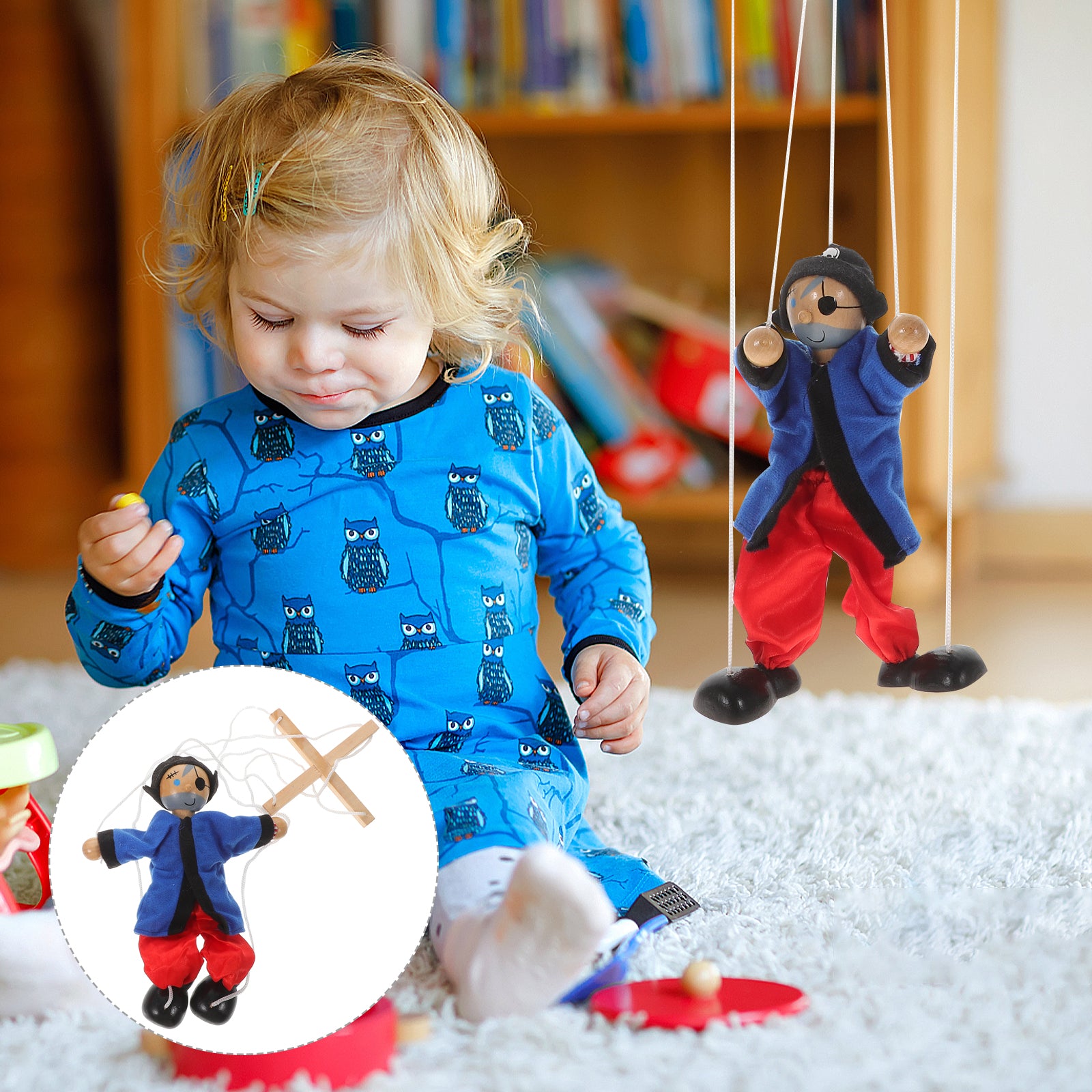 Pirate String Marionette Puppet Toy X5920