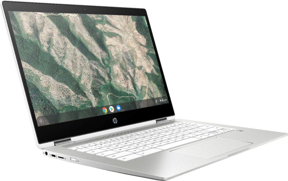 14″ Convertible Chromebook - Celeron N4000 - 4 GB RAM - 32 GB SSD - Natural Silver H1740