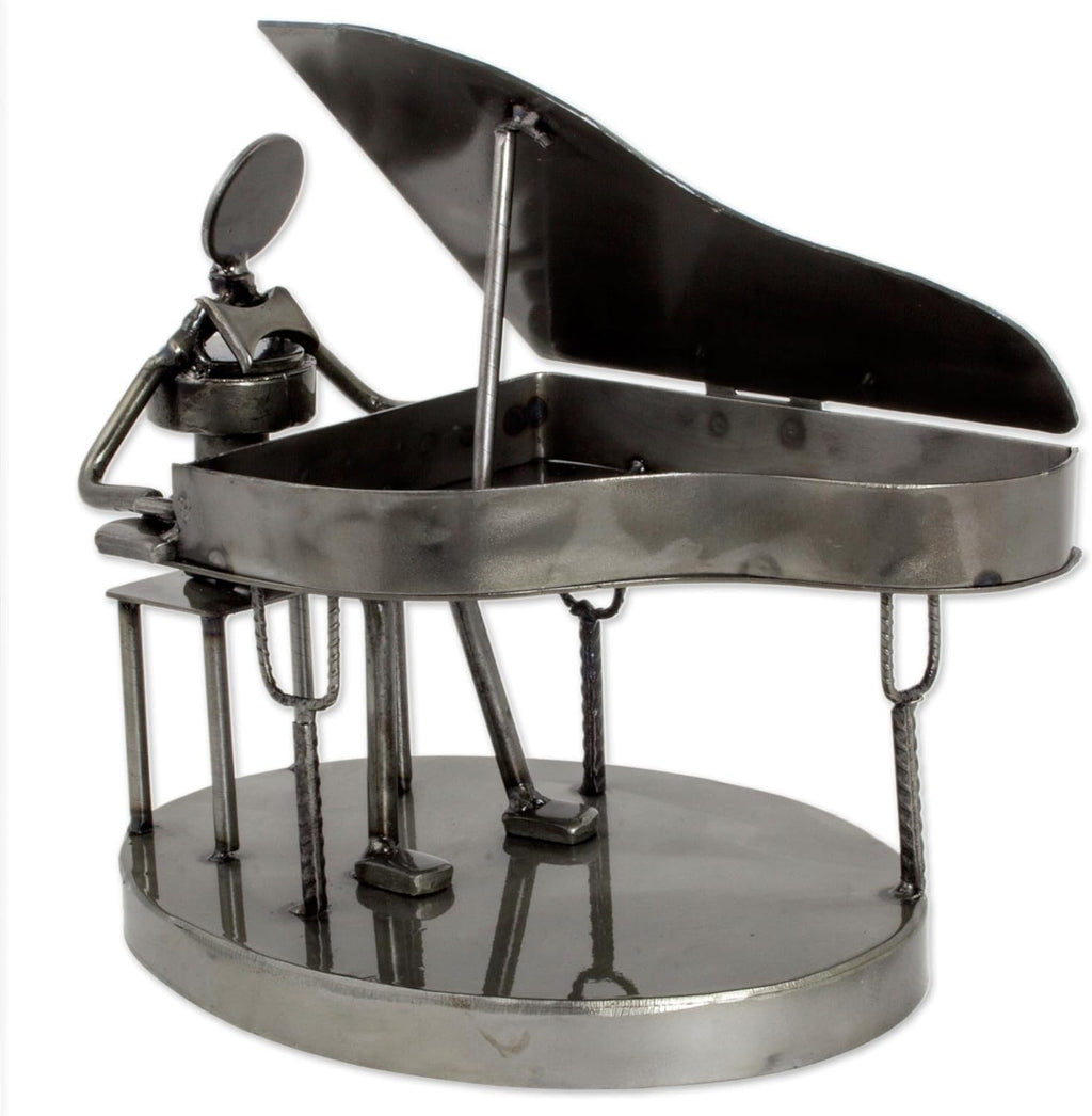 Rustic Recycled Auto Part Sculpture H5205