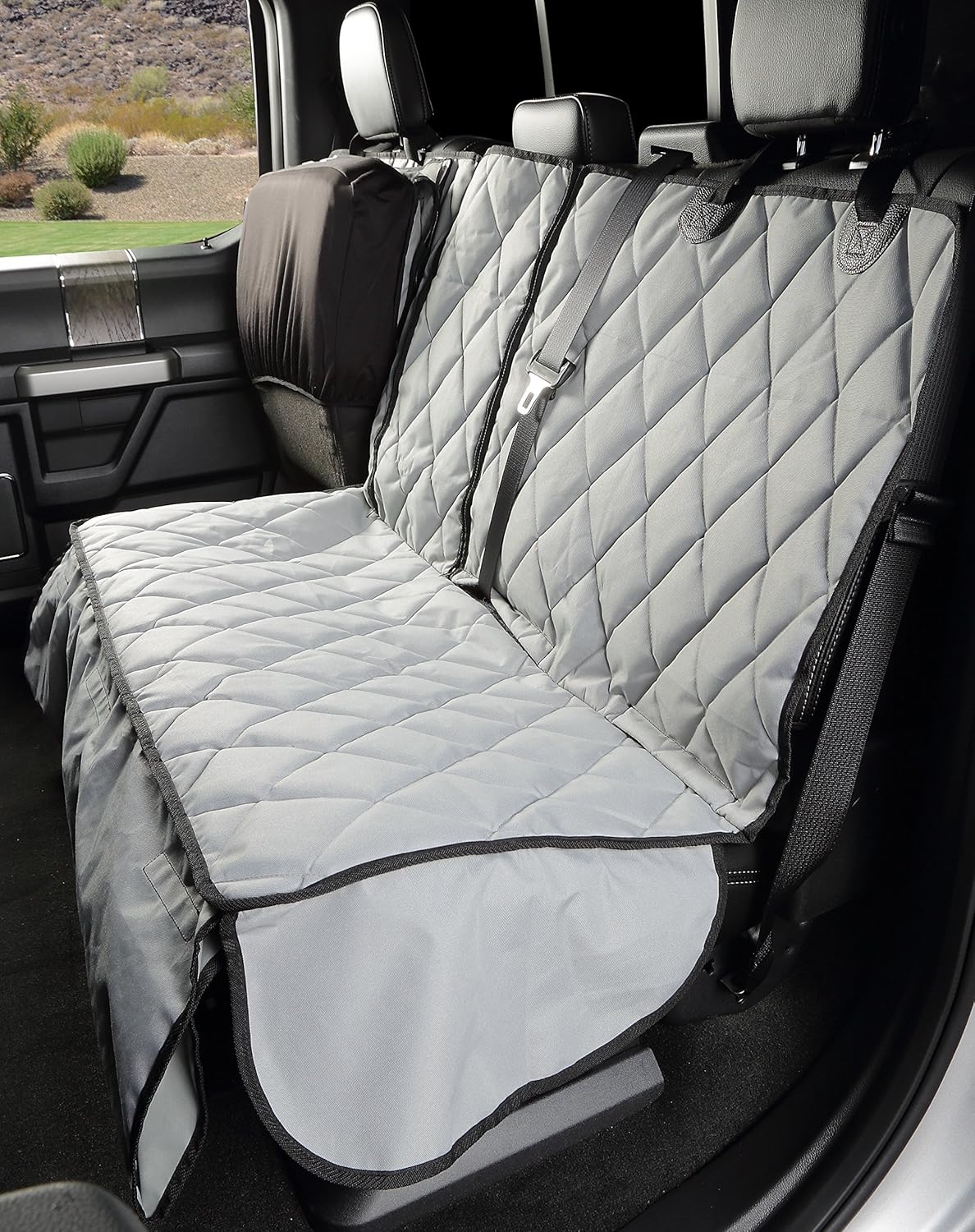 Heavy Duty Waterproof Rear Bench Seat Cover with Hammock U105640