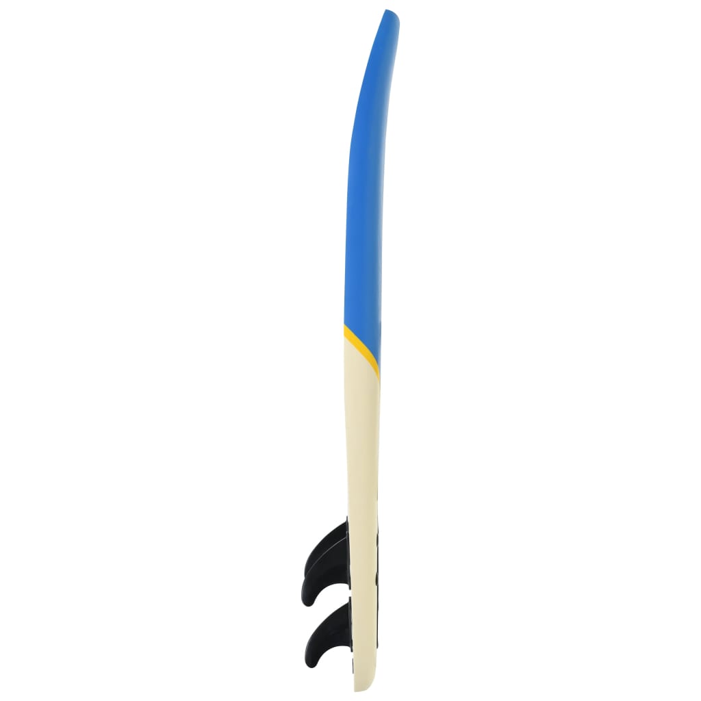 Blue and Cream Surfboard J3747