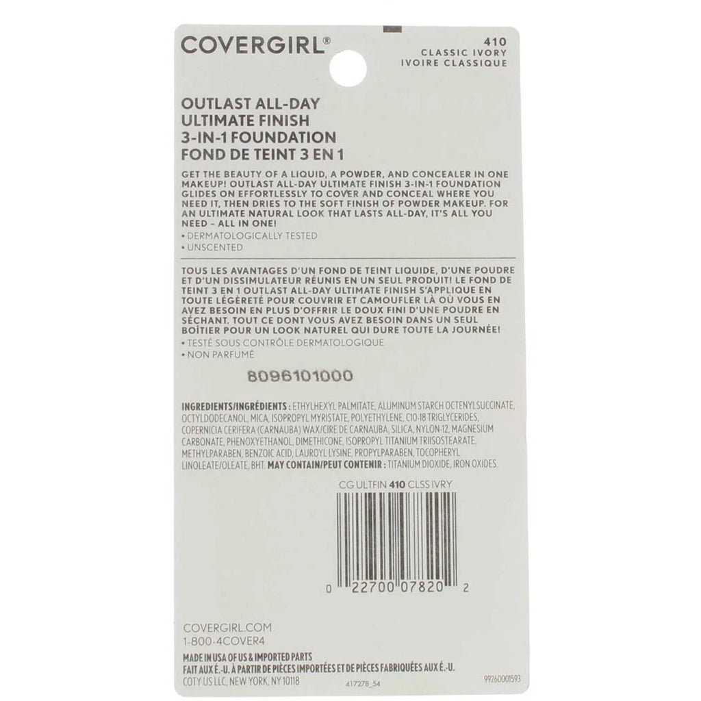 Classic Ivory Liquid Powder MakeUp 0.40 oz (Pack of 3) O224097