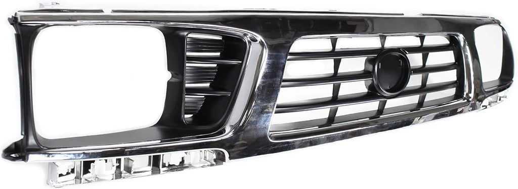 Chrome Shell Grille with Painted Black Insert O799878