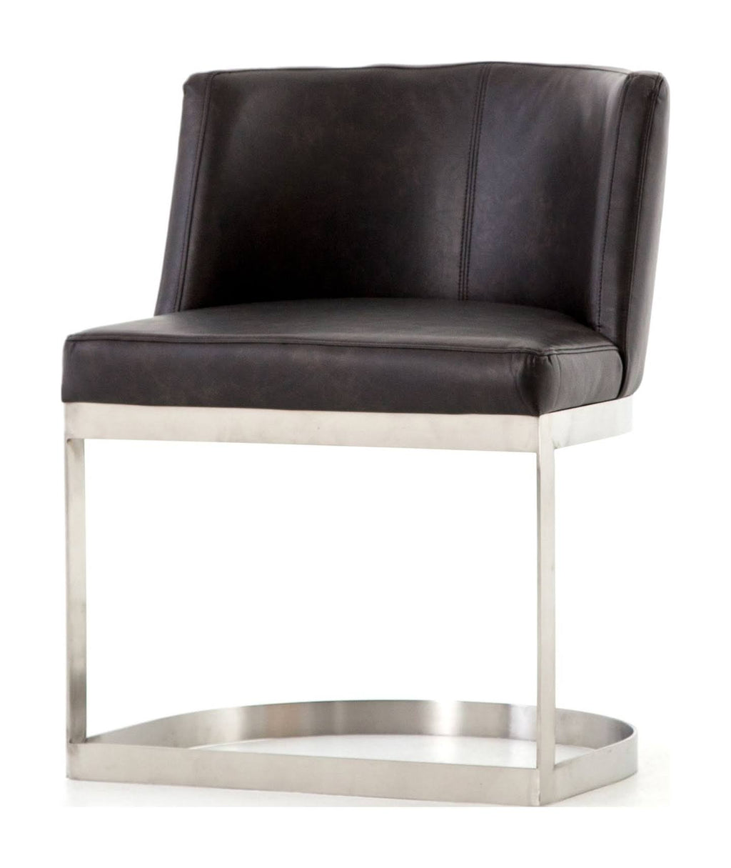 Distressed Black Dining Chair W189089