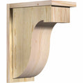 Douglas Fir Corbel with Backplate D825