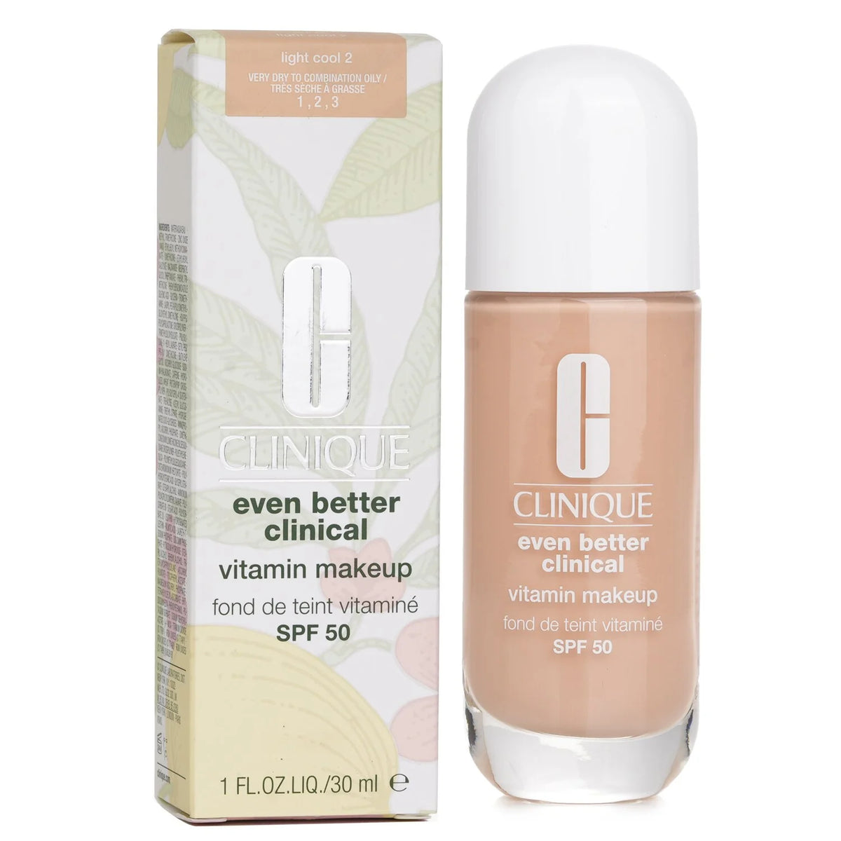 Vitamin MakeUp Foundation SPF 50 - Medium Cool 30ml Y3669