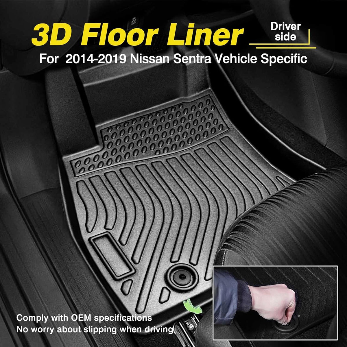 All Weather Floor Liner Full Set U460