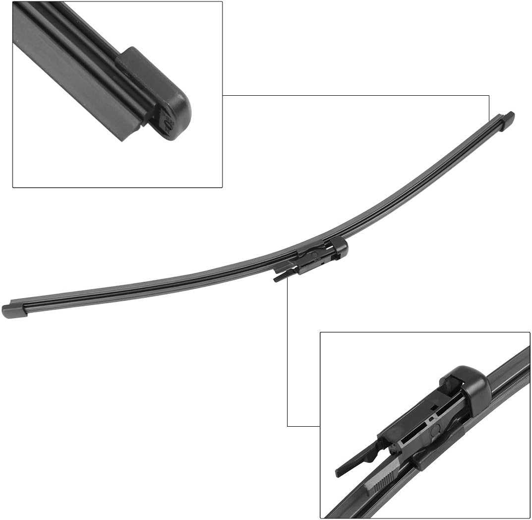 Rear Windshield Wiper Blade Arm Set 405mm J832