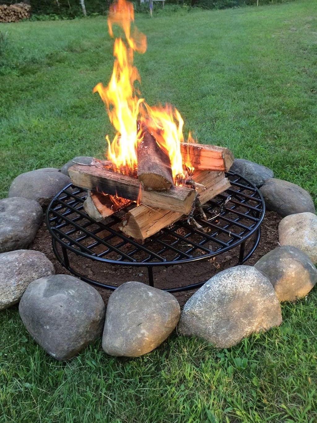 29.5 Inch Heavy Duty Steel Fire Pit Grate C8634
