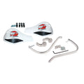 Silver Bar/White Plastic Debris Deflectors for 1 1/8" Bars T62307