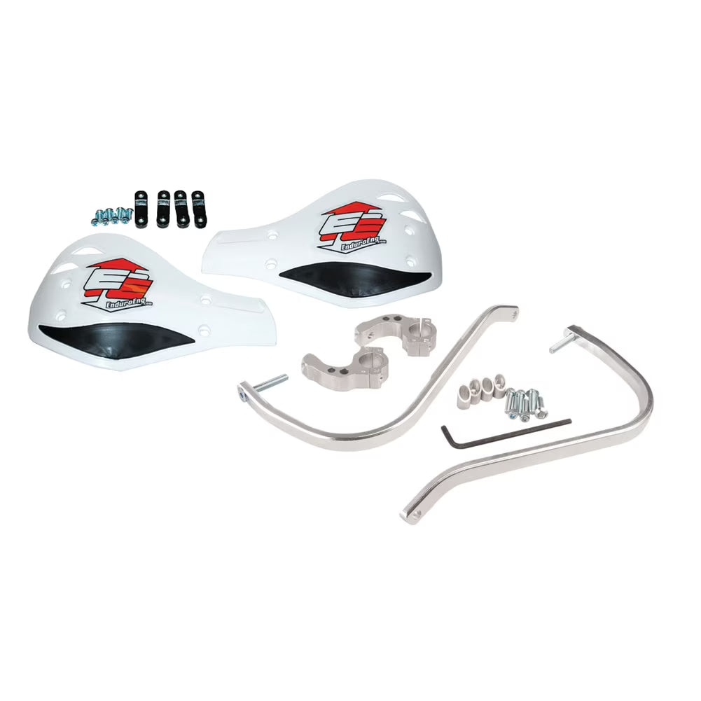 Silver Bar/White Plastic Debris Deflectors for 1 1/8" Bars T62307