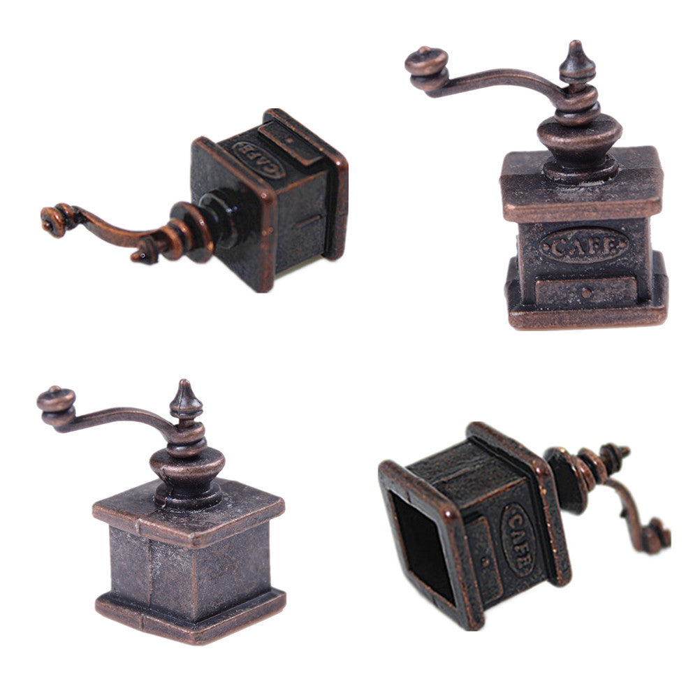 1/12 Dollhouse Miniature Kitchen Vintage Coffee Grinder B3183
