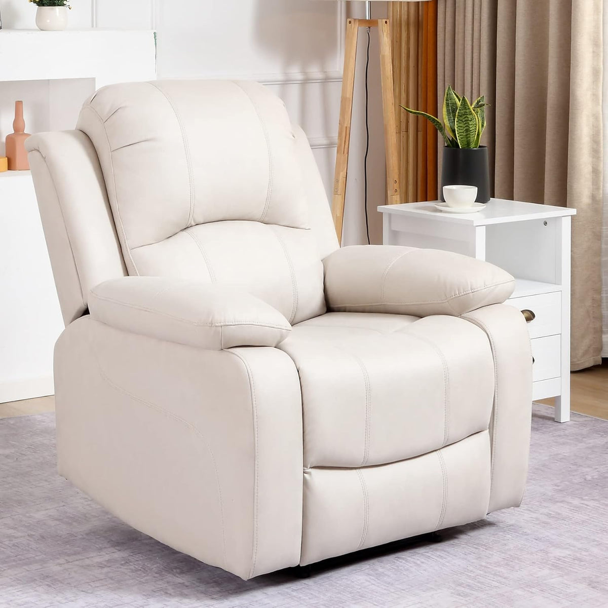 Recliner Chair with Footrest Single Sofa A1413