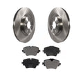 Front Disc Brake Rotors And Semi-Metallic Pads Kit K80070