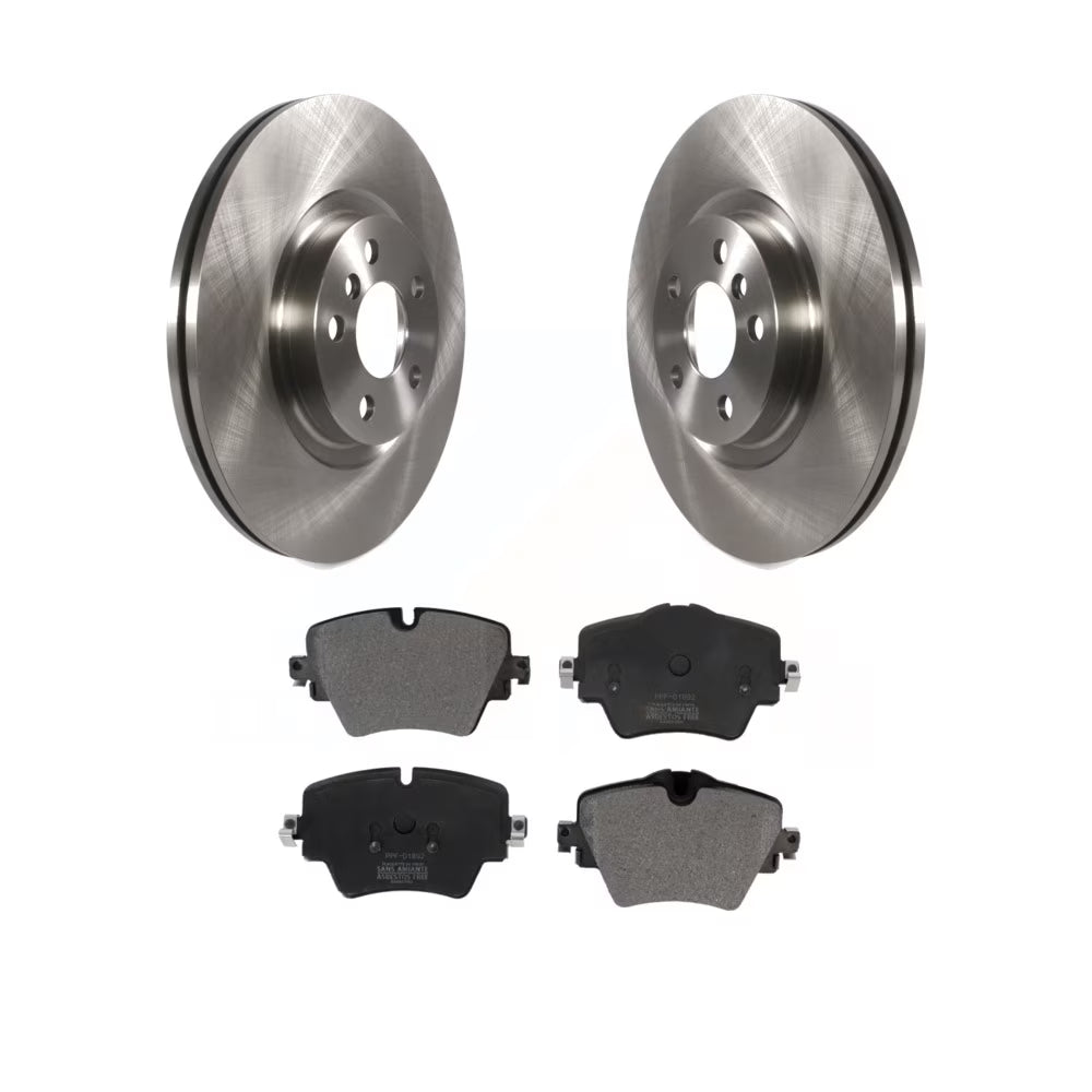 Front Disc Brake Rotors And Semi-Metallic Pads Kit K80070
