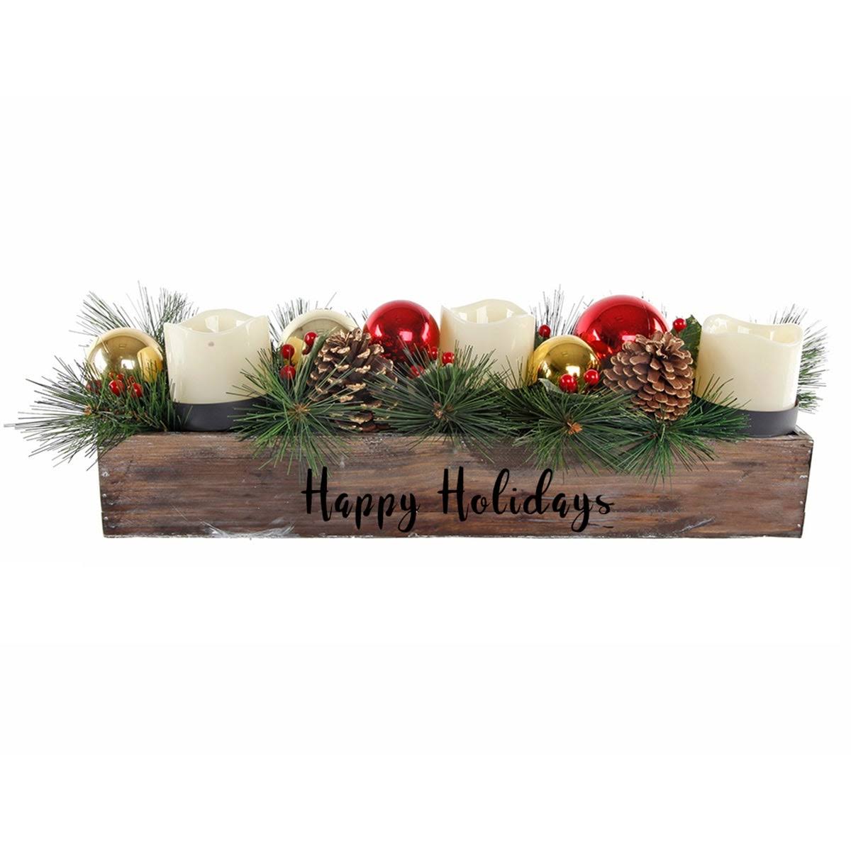 Brown Ledge Candle Holder H157126