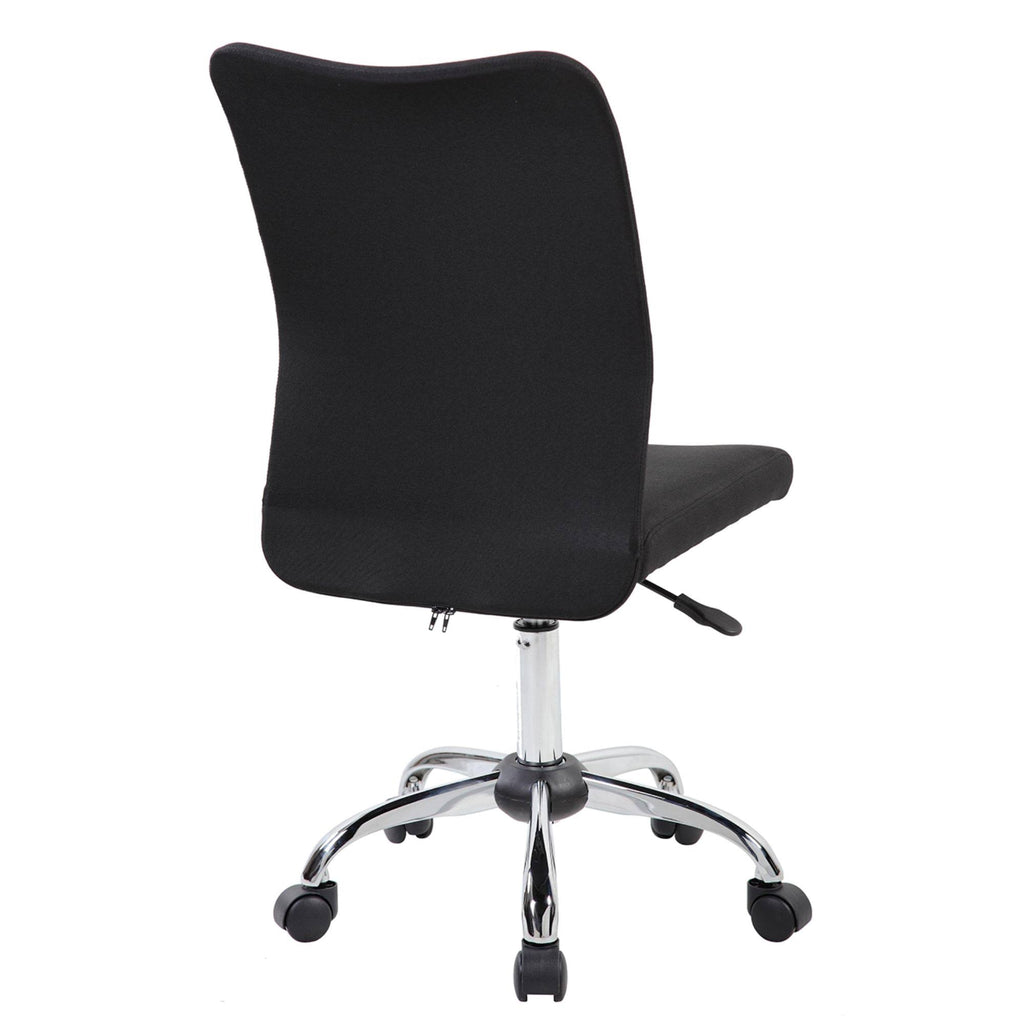 Black Armless Task Chair W670