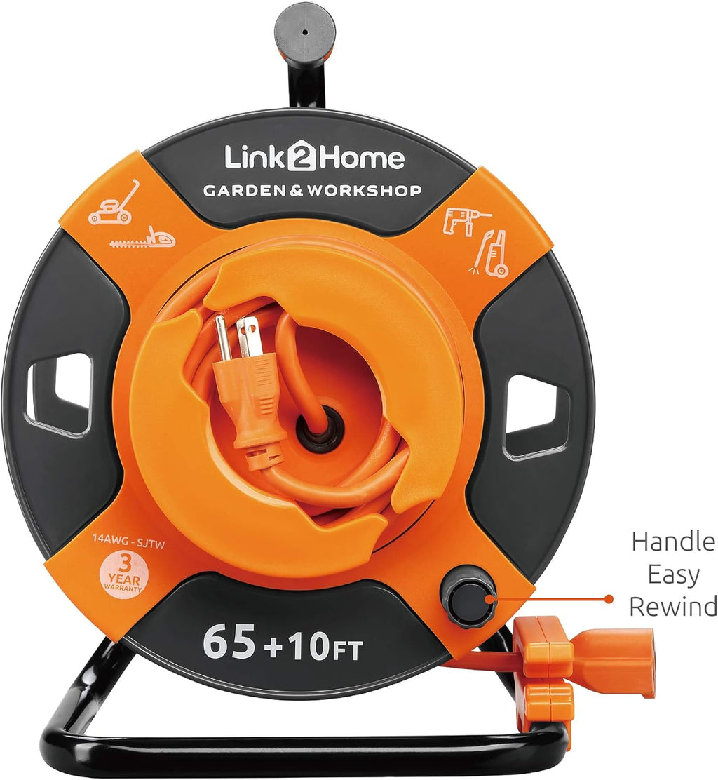 75 ft. 14 AWG SJTW Extension Cord with 4 Power Outlets P44671
