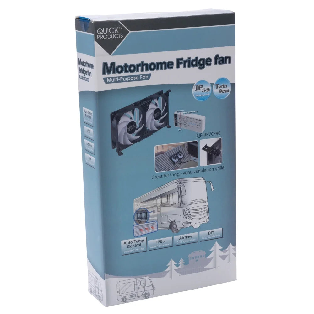 RV Refrigerator Vent Cooling Fan 90mm H666302