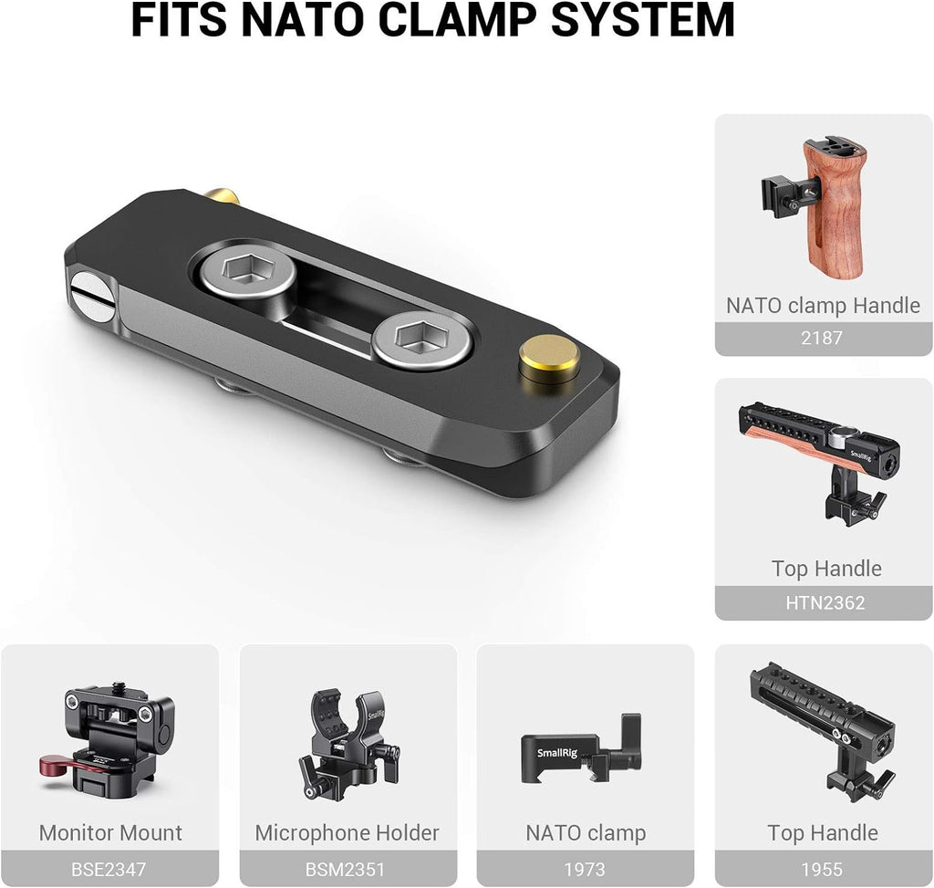 Universal Low-Profile Quick Release NATO Rail 50mm with 1/4'' Screws D768867