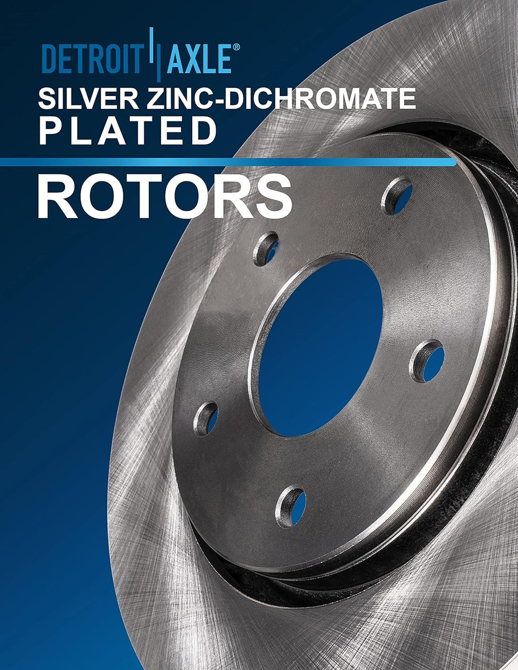 Front and Rear Disc Rotors and Brake Pads 10pc Set B344243