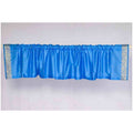 Blue Rod Pocket Sari Valance - Pair Z3998
