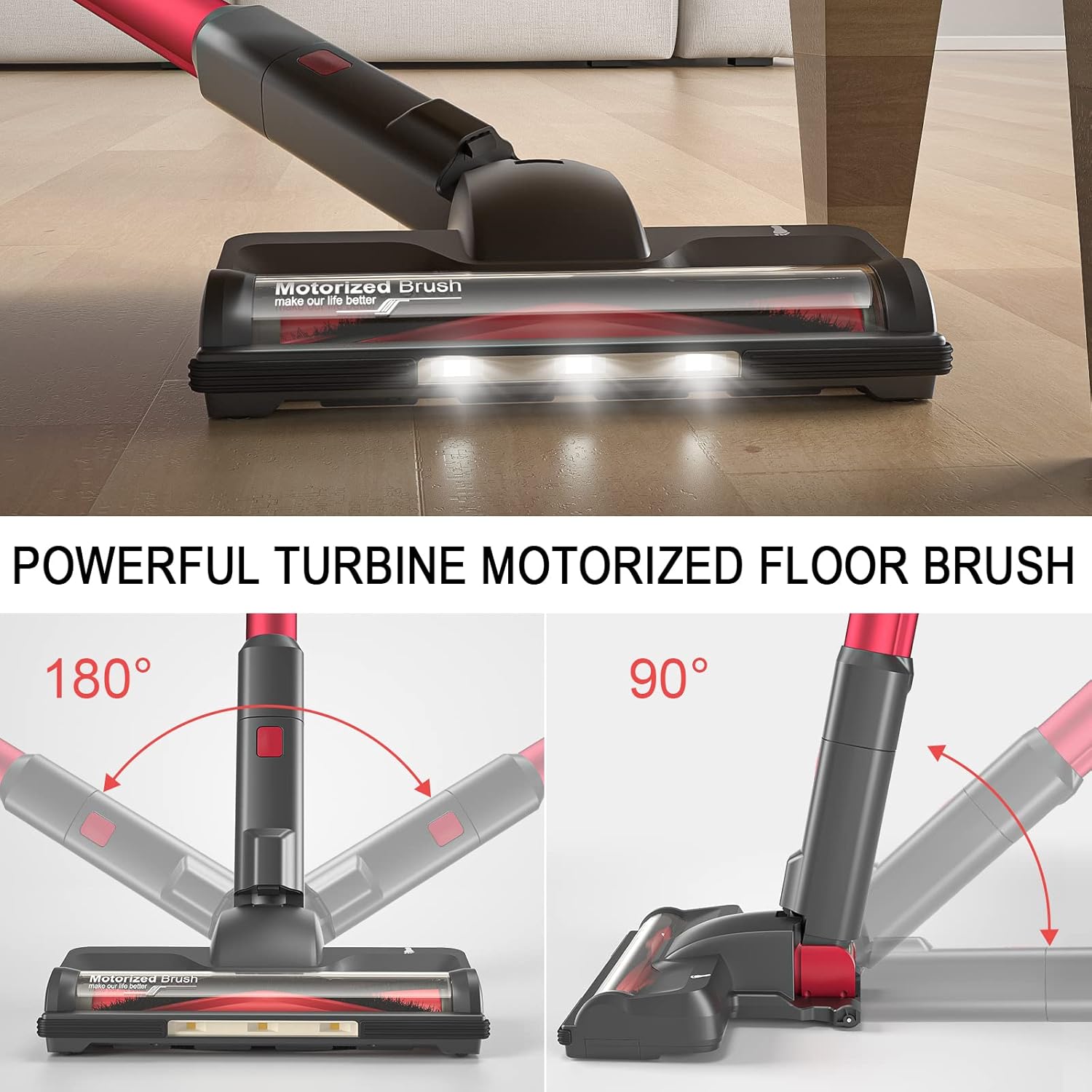 250W 25000PA Stick Vacuum Cleaner with 2200mAh Battery G9126