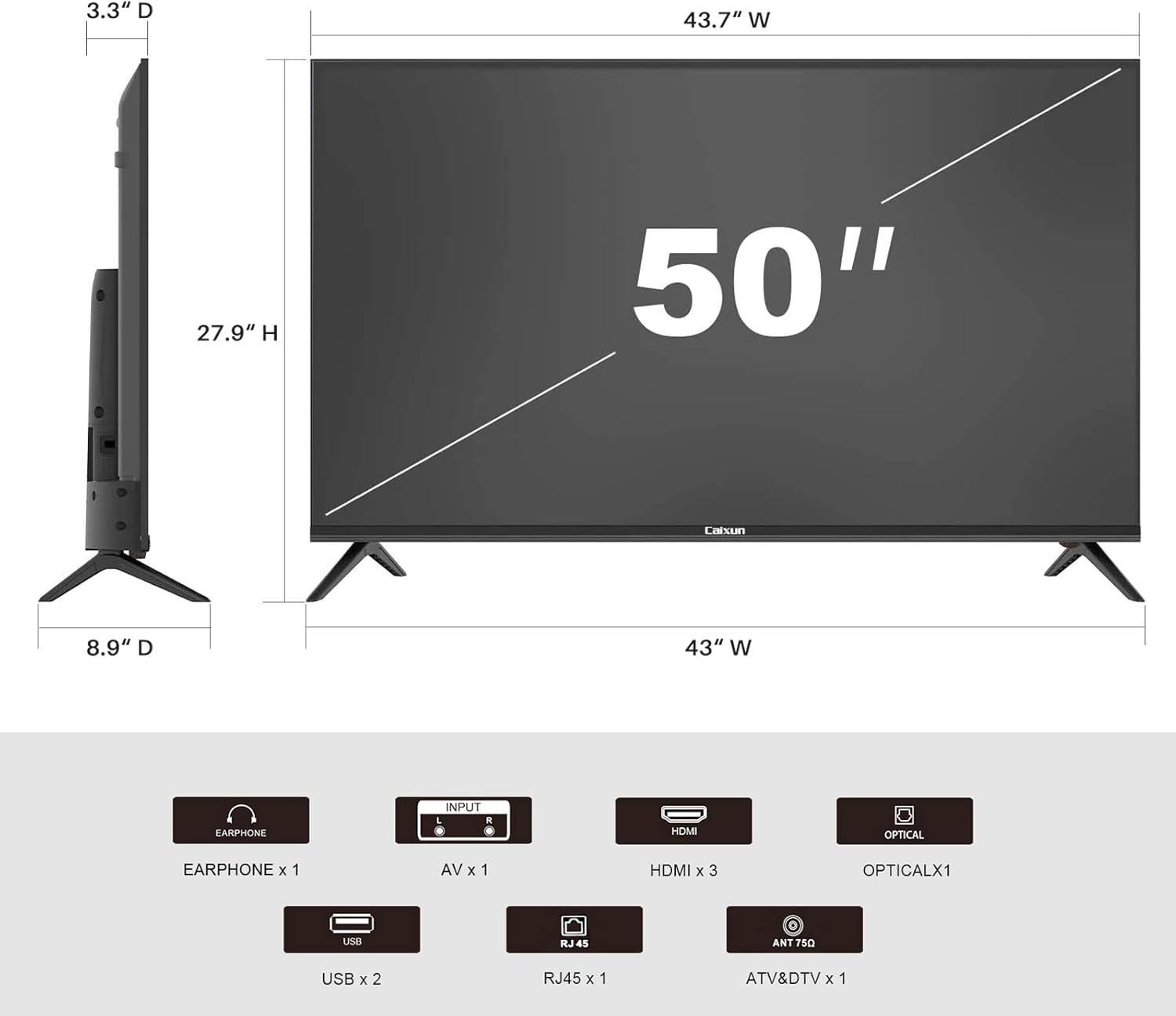 50 inch 4K UHD HDR LED Smart Android TV W42507